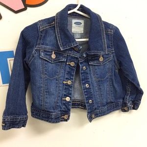 Old navy blue Jean jacket